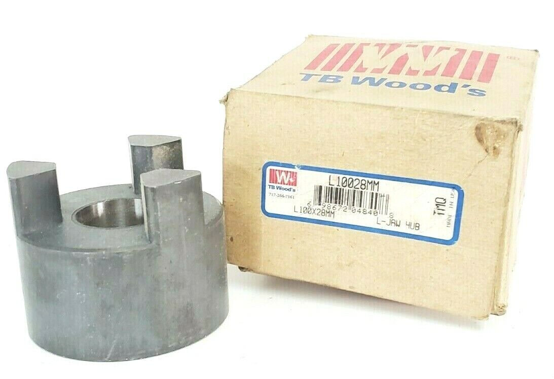 NIB TB WOODS L10028MM JAW COUPLING L100X28MM
