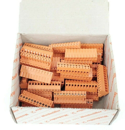LOT OF 40 NEW WEIDMULLER 152736 CONNECTORS BLZ 5.08/11-SN-OR BLZ5.0811SNOR