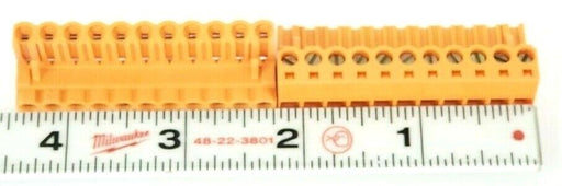 LOT OF 40 NEW WEIDMULLER 152736 CONNECTORS BLZ 5.08/11-SN-OR BLZ5.0811SNOR
