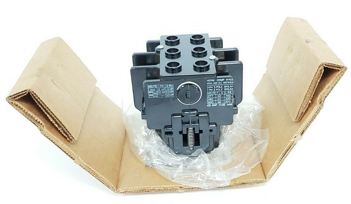 NIB GOULD DTNEBA630BA CONTACTOR 2200-EBA-630BA, 600VAC, 3-POLES