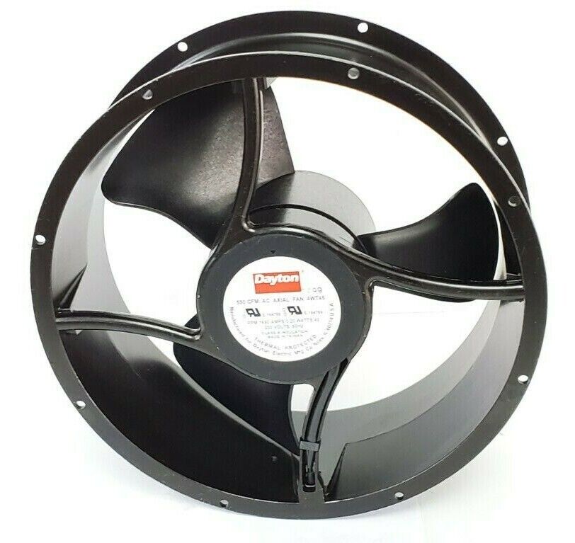 DAYTON 4WT45 550 CFM AC AXIAL FAN RPM 1650 AMPS 0.20 WATTS 43