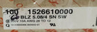 BOX OF 66 NEW WEIDMULLER BLZ 5.08/4 SN SW TERMINAL BLOCK PLUGS 1526610000