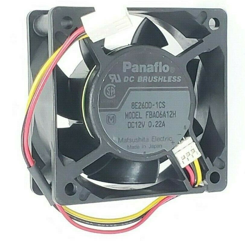NEW PANAFLO FBA06A12H DC BRUSHLESS FAN DC12V 0.22A, 8E2600-1CS