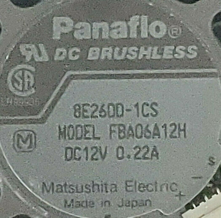 NEW PANAFLO FBA06A12H DC BRUSHLESS FAN DC12V 0.22A, 8E2600-1CS