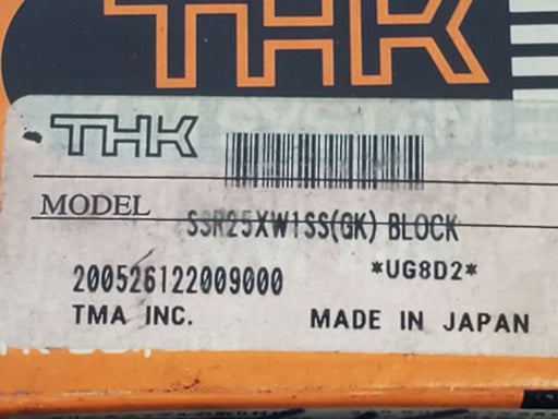 NIB THK SSR25XW1SS LINEAR BLOCK