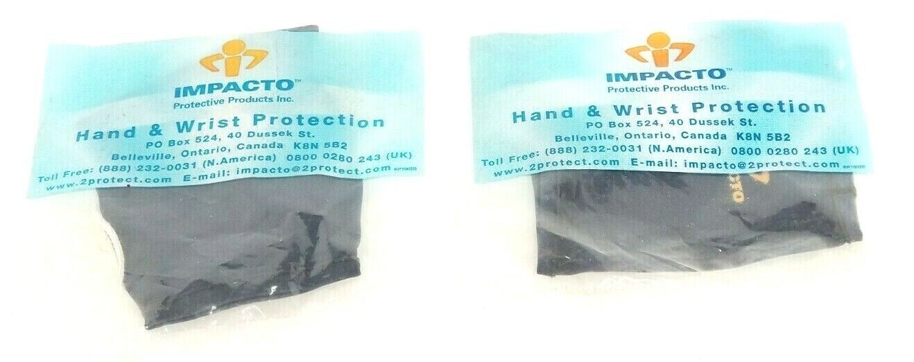 NEW IMPACTO AV 501-10 LEFT & AV 501-10 RIGHT ANTI-IMPACT GLOVE SET SMALL