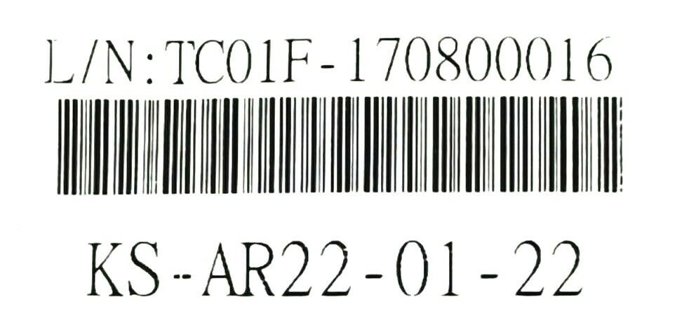 NEW MAKINO L/N: TC01F-170800016 KIT KS-AR22-01-22