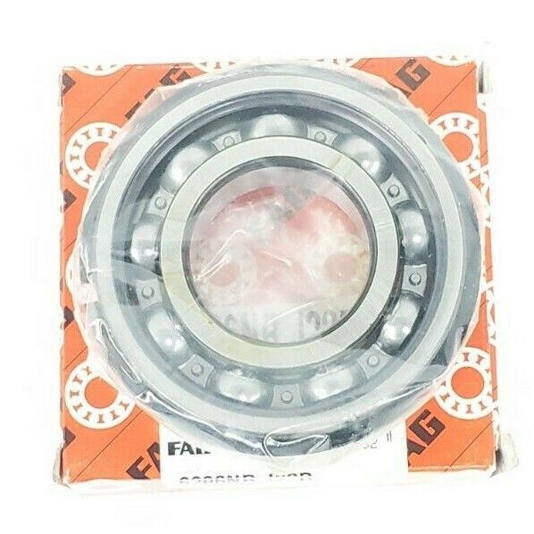 LOT OF 2 NIB FAG 6206NR.J22R BALL BEARINGS 6206NR
