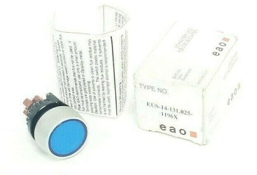 NIB EAO EUS-14-131.025-1196X PUSHBUTTON BLUE 14-131.025 2