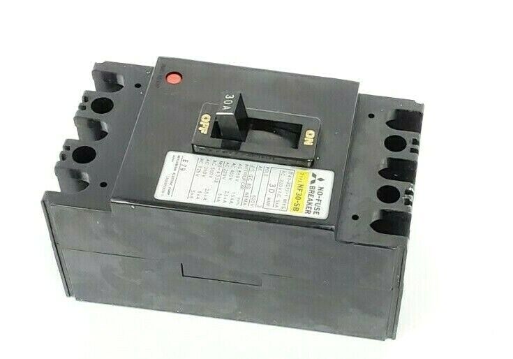 MITSUBISHI NF30-SB NO-FUSE CIRCUIT BREAKER 30A, 3-POLES, 600V