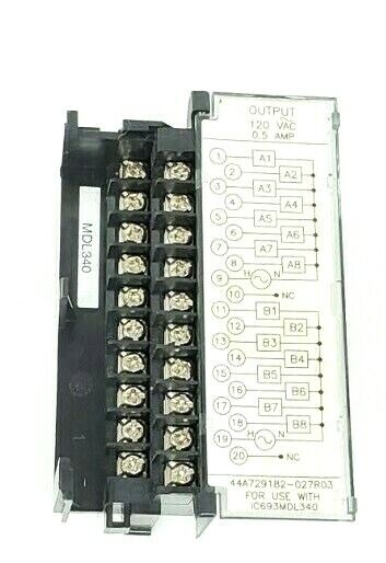 GE FANUC 44D750121 I/O TERMINAL BLOCK W/ 44A729182-027R03