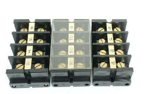 LOT OF 3 KASUGA TC100 TERMINAL BLOCKS 600V