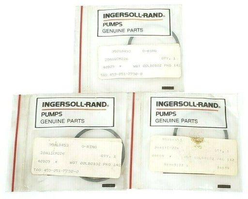 LOT OF 3 NEW INGERSOLL RAND 20A11CM226 O-RINGS 95018453