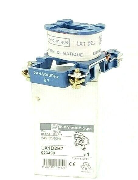 NIB TELEMECANIQUE LX1D2B7 COIL 24V 50/60HZ