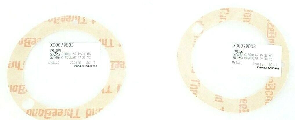 LOT OF 2 NEW DMG MORI MY3A20 GASKETS