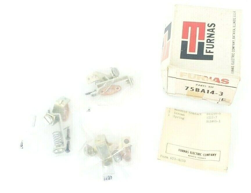 NIB FURNAS 75BA14-3 PARTS KIT CONTACTOR 3 POLE 75BA143