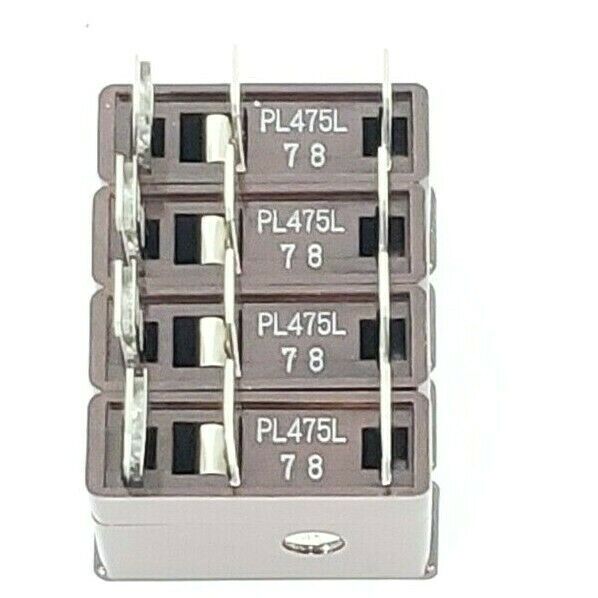 LOT OF 4 NEW DAITO PL475L FUSES 7.5A 125V