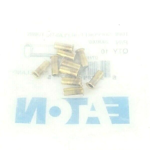 LOT OF 30 NEW EATON 2030X6 BRASS TUBE SUPPORT FOR PLASTIC TUBIN
