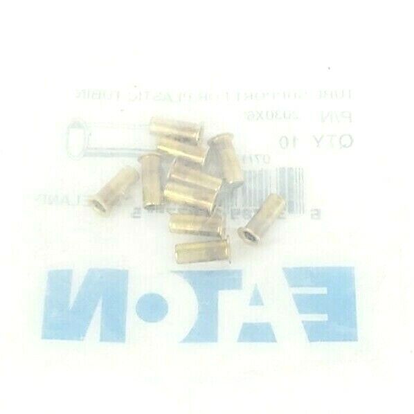 LOT OF 30 NEW EATON 2030X6 BRASS TUBE SUPPORT FOR PLASTIC TUBIN