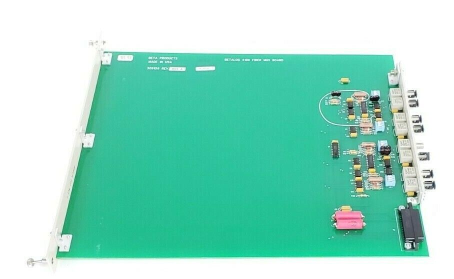 BETA PRODUCTS 309159 REV. 001A BETALOG 4100 FIBER MUX BOARD