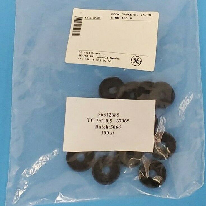 LOT OF 14 NEW GE HEALTHCARE 44-5492-87 EPDM GASKETS, 25/10 5MM 100 P