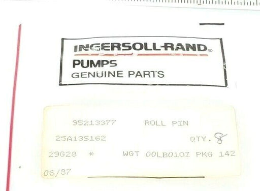 LOT OF 8 NEW INGERSOLL-RAND 25A13S162 ROLL PINS 95213377