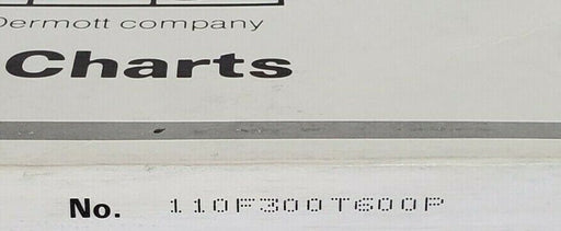 NEW BOX OF 100 BAILEY 00039526 CHART PAPER 11-1/8IN BAILEY 110F300T600P