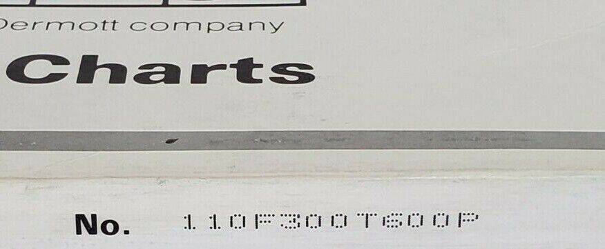 NEW BOX OF 100 BAILEY 00039526 CHART PAPER 11-1/8IN BAILEY 110F300T600P