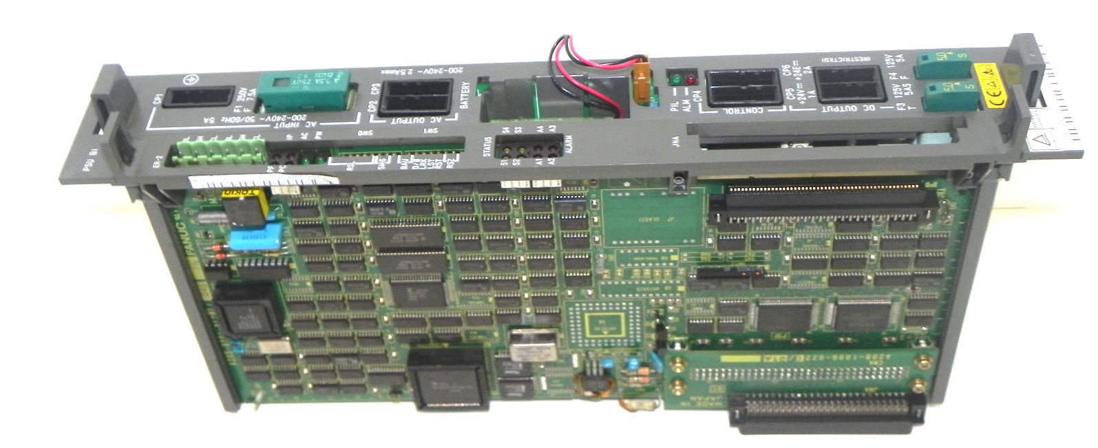 FANUC A20B-8001-0121/04B PC BOARD PROCESSOR W/ A16B-1212-0871/17C BOARD