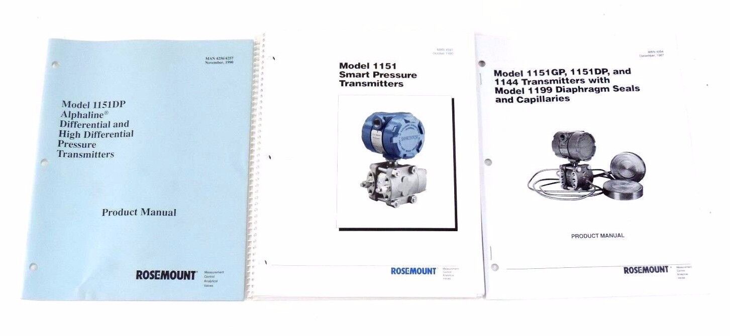 ROSEMOUNT 1151DP4S12S2E6M4B1 SMART PRESSURE TRANSMITTER 1199CAP11D25A11M0044 NEW