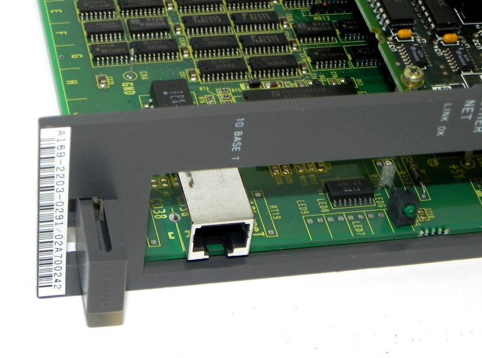 FANUC A16B-2203-0291/02A ETHERNET PC BOARD A16B-2203-0291 W/ 44A731604-G01