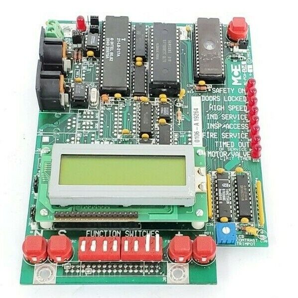 MCE ELECTRONICS MC-PCA-0A PCB CIRCUIT BOARD REV. 4-1 W/ LCD