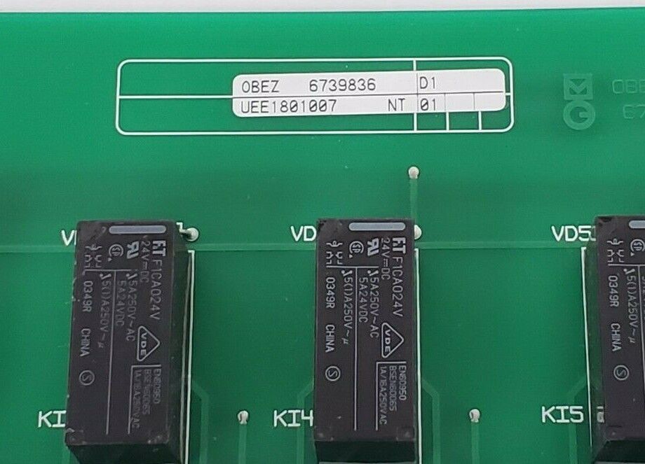 MGE UPS 6739836 D1 PC RELAY BOARD OBEZ ASSEMBLY 6739835XD-2-D