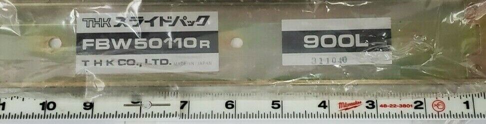 NEW THK FBW50110R 900L LINEAR RAIL SLIDE PACK FBW50110R900L