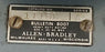 ALLEN BRADLEY 800T 1T1BN PALM OPERATED PUSH BUTTON, SERIES A, 600V, 800T1T1BN