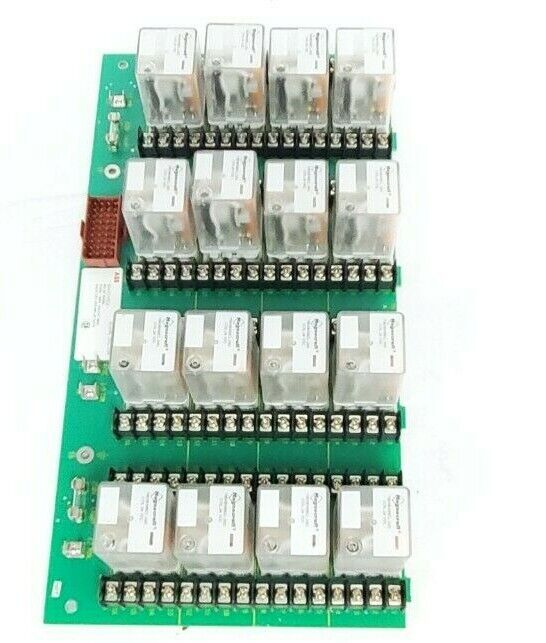 ABB 6642016D2 RELAY PANEL 300V, 10A/CKT MAX W/ 788XBX69CL-24D, COIL 24VDC