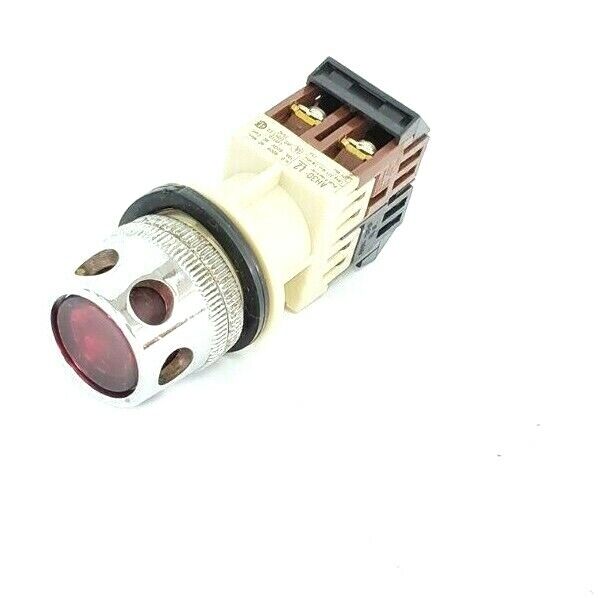 FUJI ELECTRIC AH30-L2 RED ILLUMINATED PUSH BUTTON W/ AHX 290 & AHX 291 CONTACTS