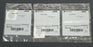 LOT OF 3 NEW ALLEN BRADLEY 800H-W100 GREY LEGEND PLATES SER. D