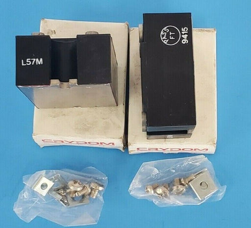 LOT OF 2 NIB CRYDOM D2D12 SOLID-STATE RELAYS, 200V / 12A OUTPUT, 3.5-32V INPUT