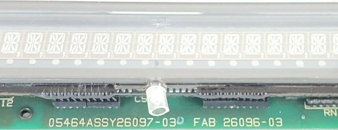 IEE 05464ASSY26097-03 DISPLAY UNIT BOARD FLUORESCENT FAB 26096-03 05464-26093-03