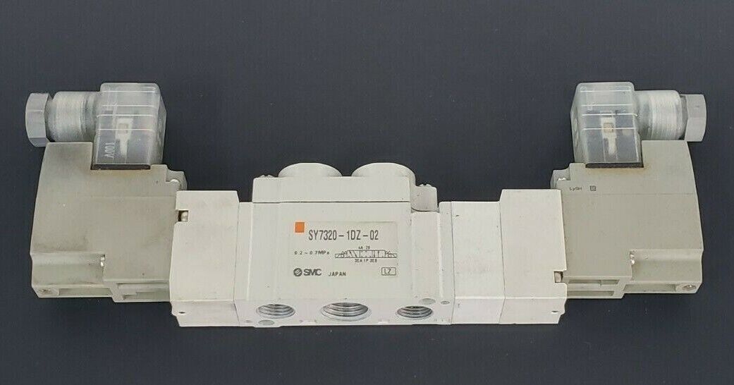 SMC SY7320-1DZ-02 SOLENOID VALVE ASSY 0.2-0.7MPa 100VAC 50/60HZ SY73201DZ02