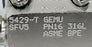 GEMU 3287-U DIAPHRAGM VALVE SFV5 PN16 316L ASME BPE 937022 1.4435