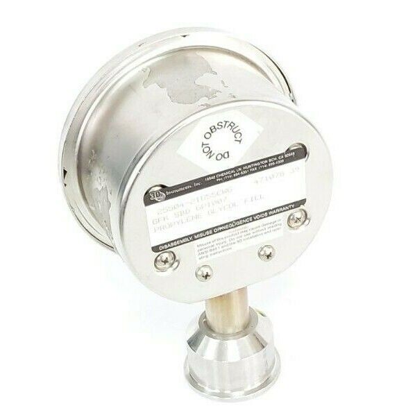 3D INSTRUMENTS 25504-21U55CWG PRESSURE GAUGE, GFK SBD GP1007, 471078 39, 0-15PSI