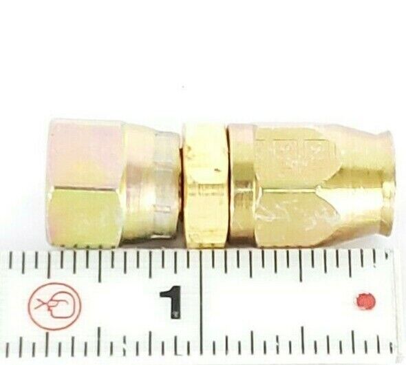 LOT OF 6 NEW SSP U-BUILD HOSE FITTINGS / COUPLINGS (5/8" X 1/2" X 7/16")