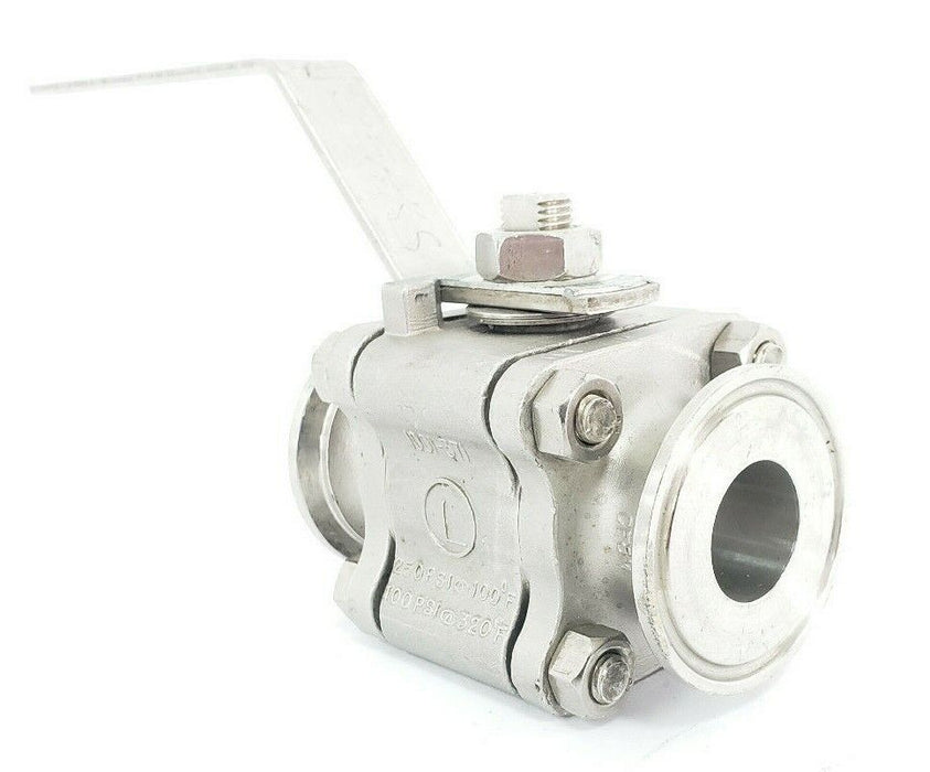 LADISH 1001-371 CF8M BALL VALVE 1001-372, 4308-0707-10, 250/100PSI, 100/320DEG F