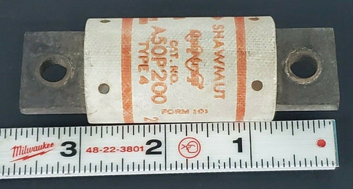 GOULD SHAWMUT A50P200 AMP-TRAP SEMICONDUCTOR 200AMP 500V FUSE TYPE 4