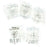 (5) PAIRS OF CONDOR 3BE76 SIDESHIELDS FOR SAFETY GLASSES