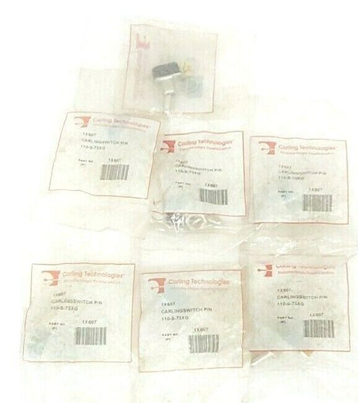 LOT OF 7 NIB CARLING TECHNOLOGIES 1X687 110-S-73XG TOGGLE SWITCHES