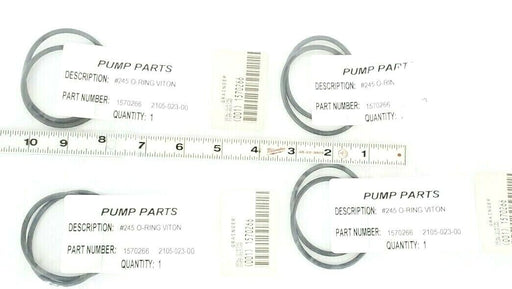 LOT OF 4 NEW AMT PUMPS 1570266 2105-023-00 #245 -O-RINGS VITON