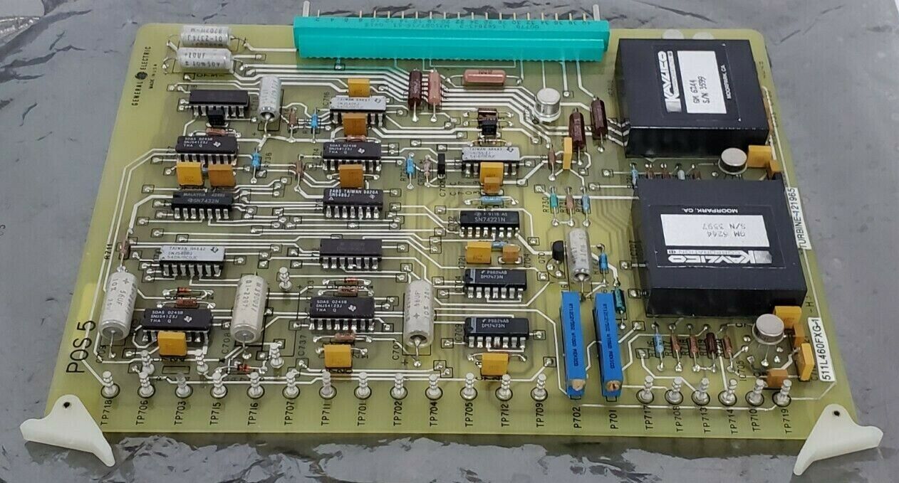 GENERAL ELECTRIC 125D460AY-2 TURBINE BOARD 511L460FCG-1-H3 121965 125D460FX-H3